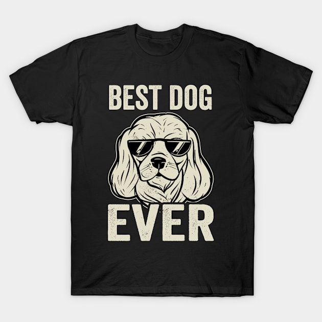 Cavalier King Charles Spaniel Best Dog Ever T-Shirt by Visual Vibes